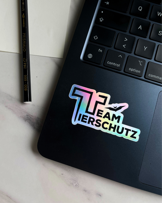 Holo-Sticker "Team Tierschutz"