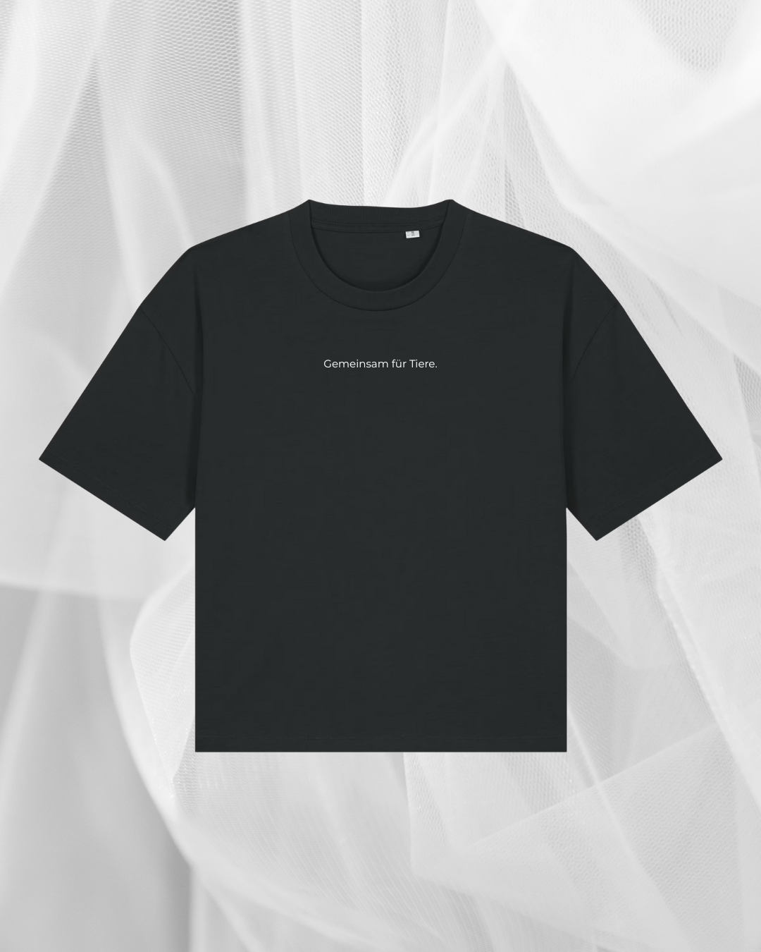 Cropped "Gemeinsam für Tiere" Premium Shirt