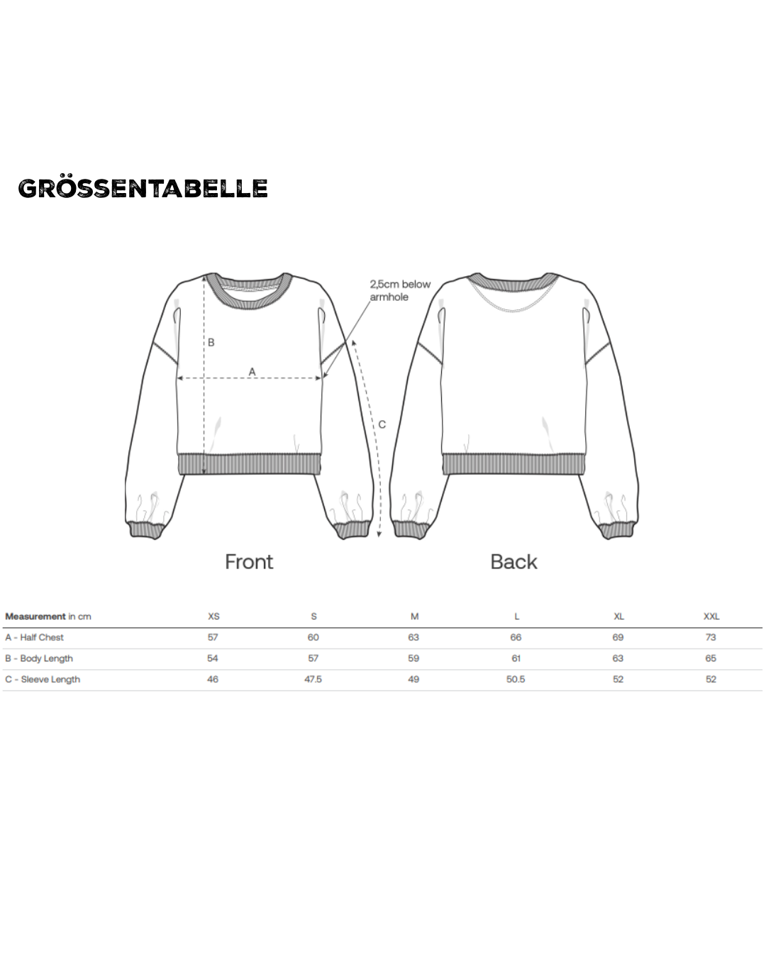 Cropped "Gemeinsam für Tiere" Premium Sweatshirt