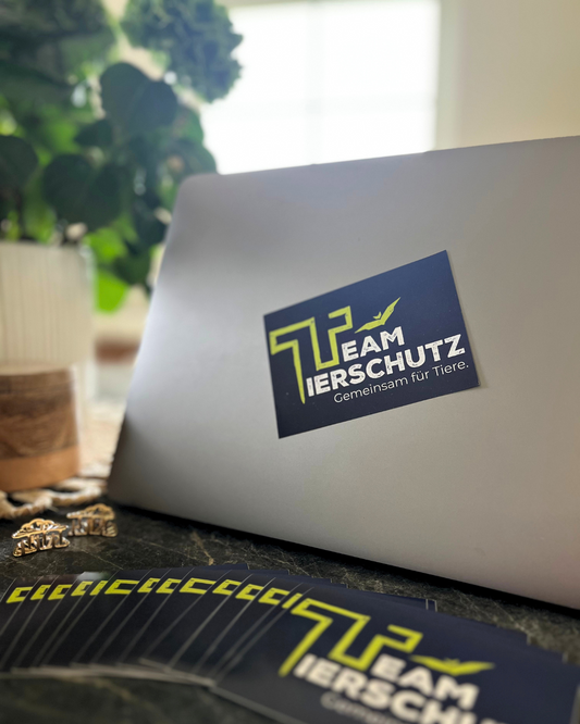 Sticker "Team Tierschutz" farbig