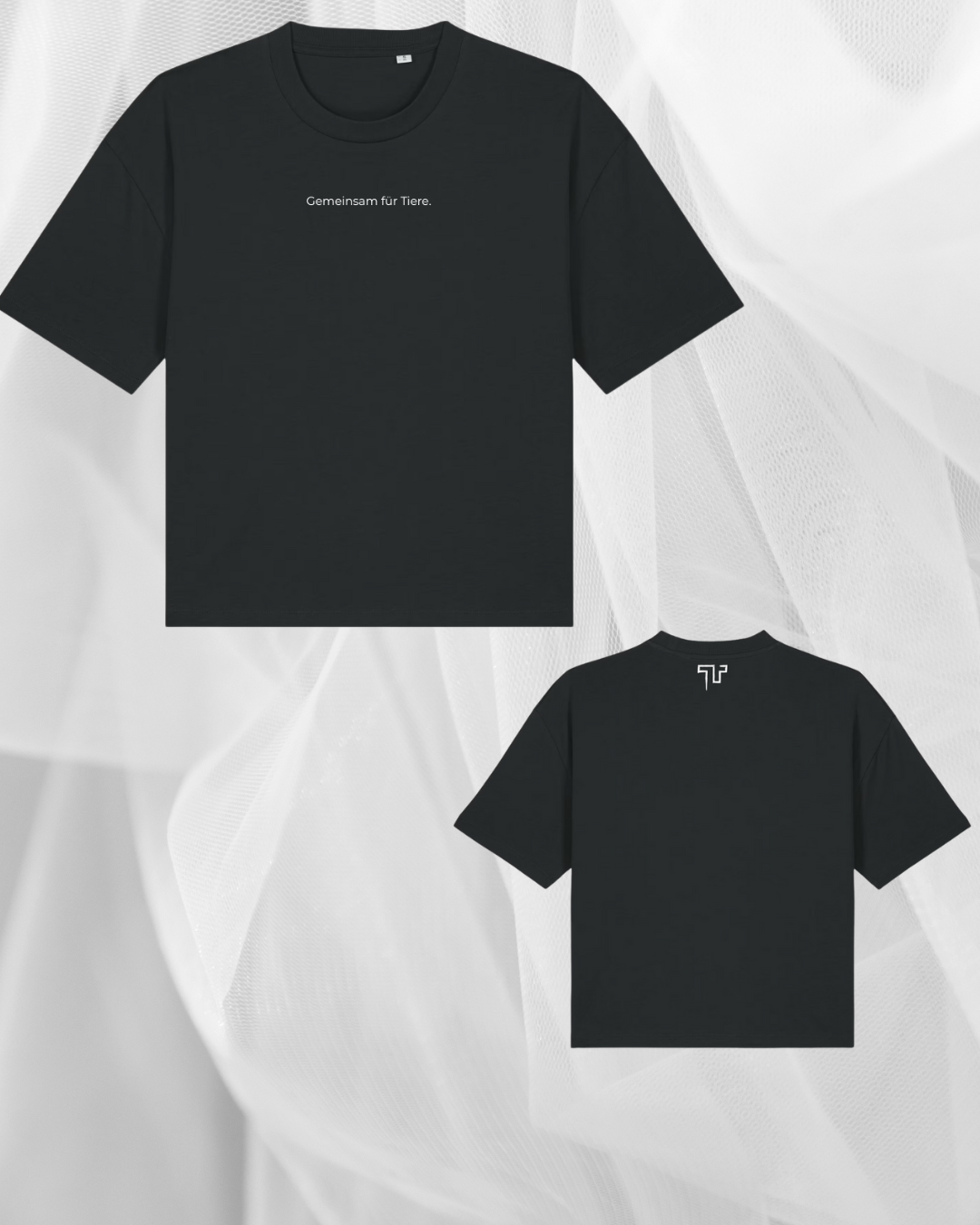Cropped "Gemeinsam für Tiere" Premium Shirt