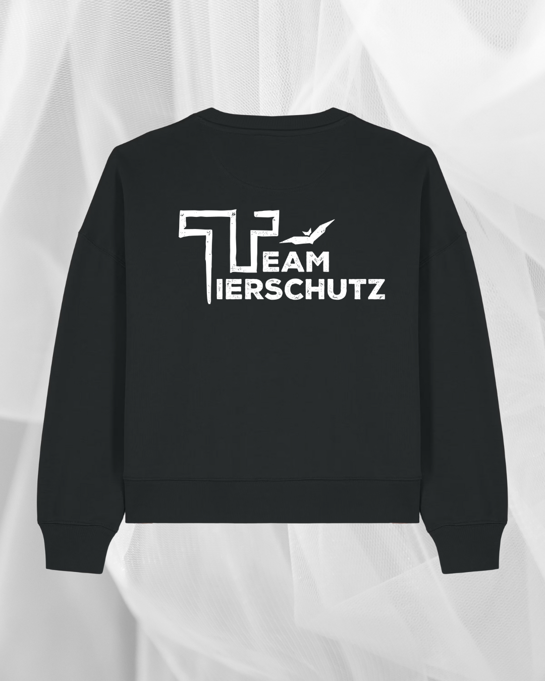 Cropped "Gemeinsam für Tiere" Premium Sweatshirt