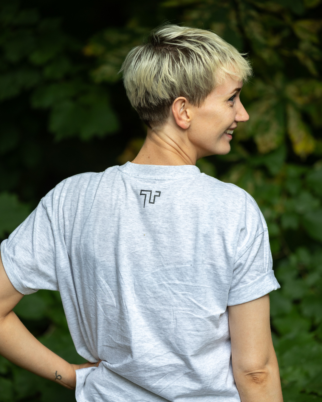 Cropped "Gemeinsam für Tiere" Premium Shirt