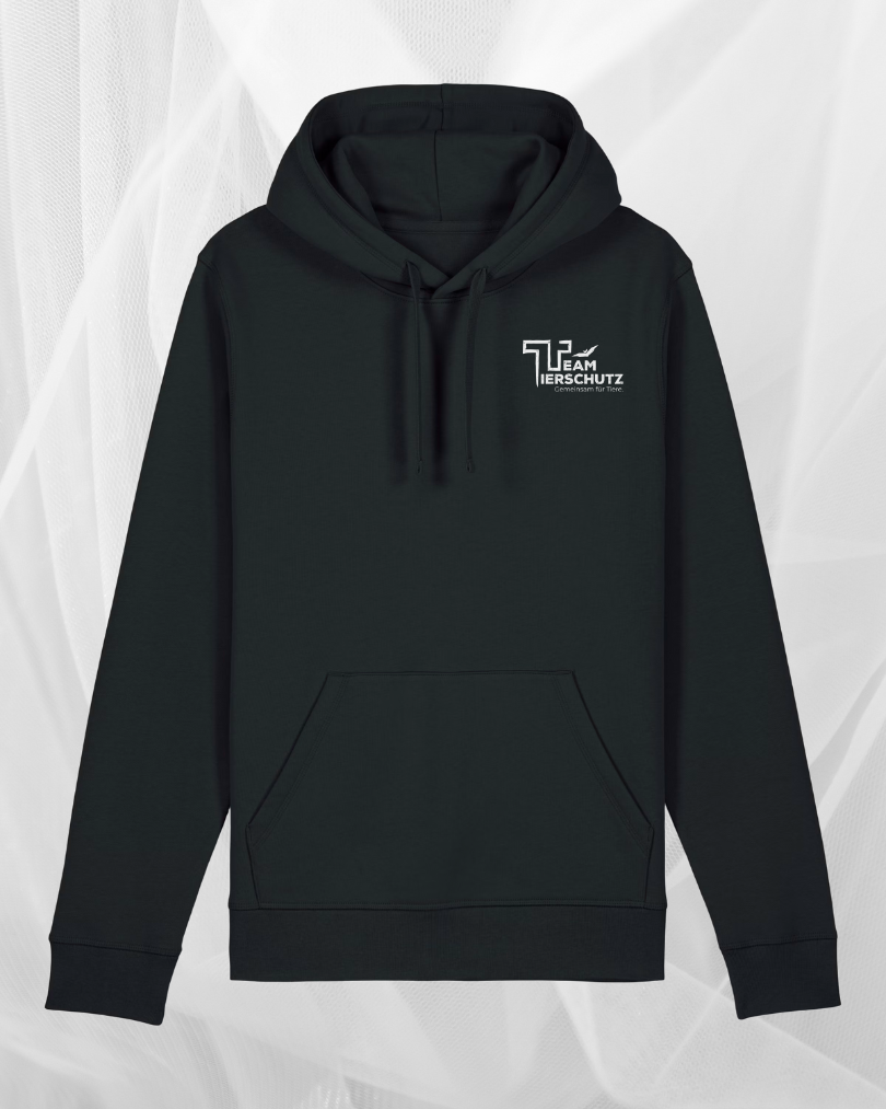 Lamm-Hoodie Schwarz