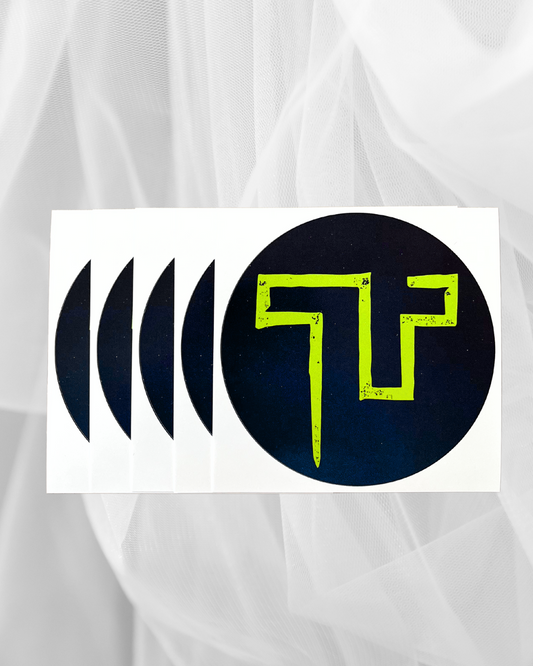 Sticker "TT" rund farbig
