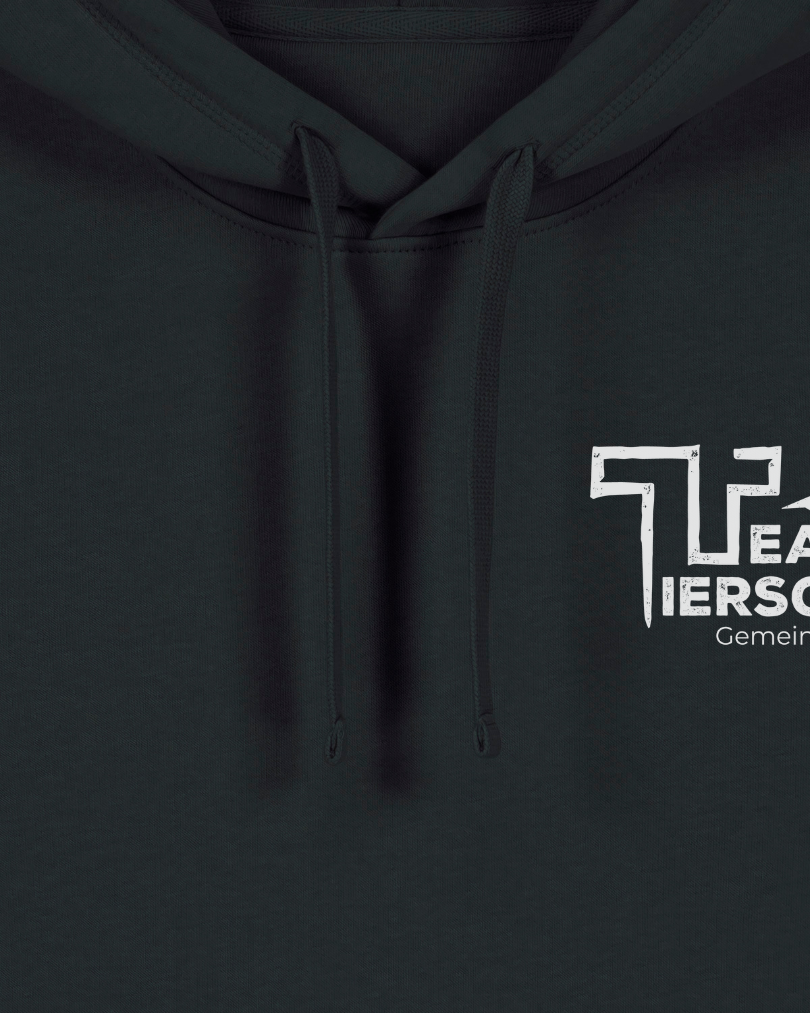 Lamm-Hoodie Schwarz