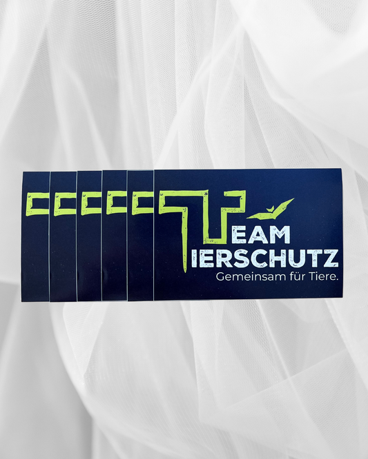 Sticker "Team Tierschutz" farbig