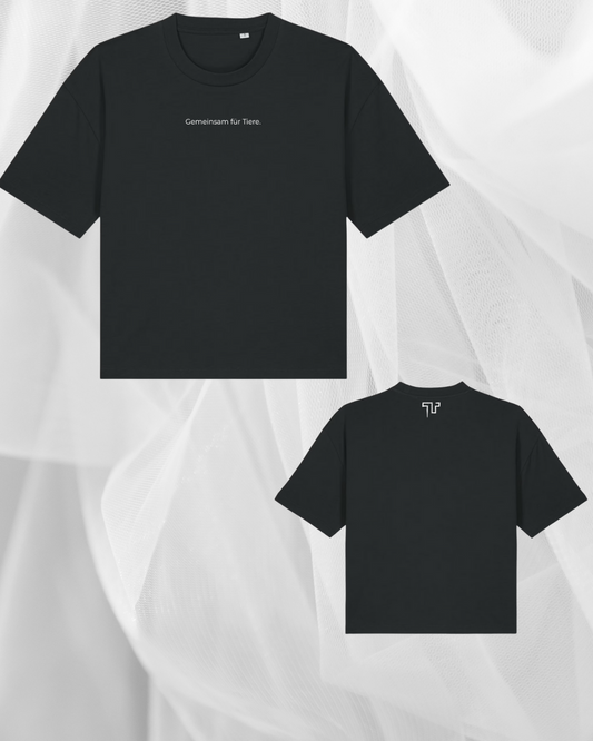 Cropped "Gemeinsam für Tiere" Premium Shirt