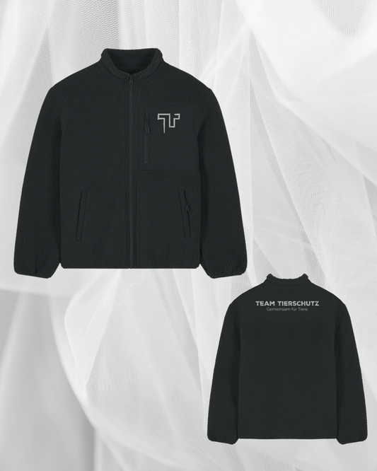 Unisex "Team Tierschutz" Sherpa-Jacke